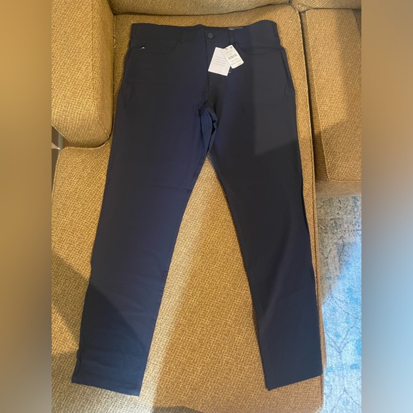 Mizzen+Main Other - NWT - Mizzen + Main - Navy Helmsman 5 Pocket Pants - 36W 32L - Slim Fit
